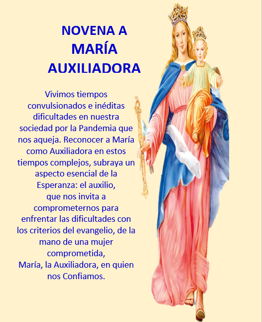 Novena María Auxiliadora P. Natales